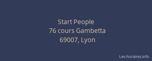 Start People
