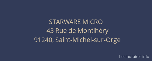 STARWARE MICRO
