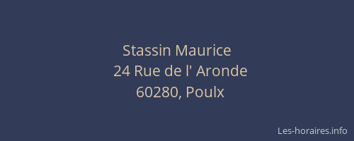 Stassin Maurice