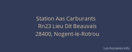 Station Aas Carburants