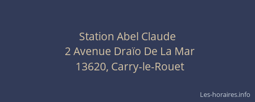 Station Abel Claude