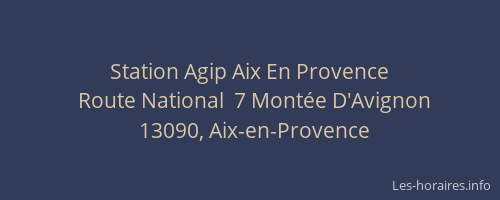 Station Agip Aix En Provence