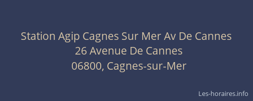 Station Agip Cagnes Sur Mer Av De Cannes
