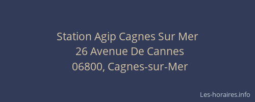 Station Agip Cagnes Sur Mer