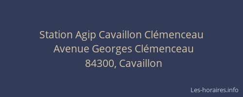 Station Agip Cavaillon Cl&eacute;menceau