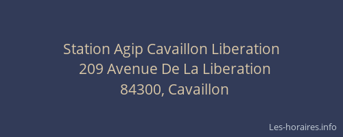 Station Agip Cavaillon Liberation