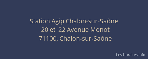 Station Agip Chalon-sur-Saône