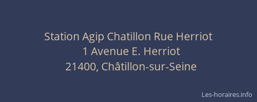 Station Agip Chatillon Rue Herriot