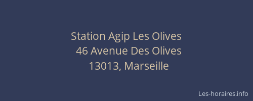 Station Agip Les Olives