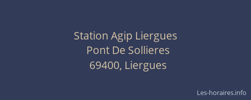 Station Agip Liergues