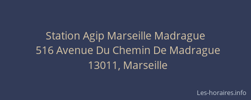 Station Agip Marseille Madrague