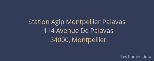 Station Agip Montpellier Palavas