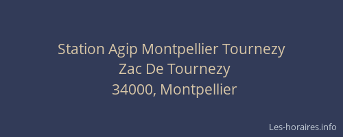 Station Agip Montpellier Tournezy