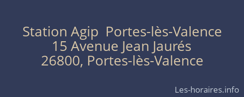 Station Agip  Portes-lès-Valence