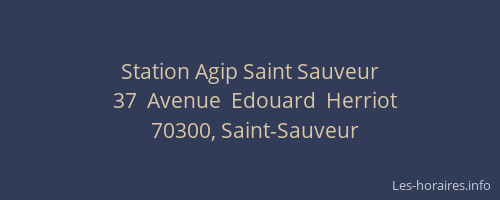 Station Agip Saint Sauveur