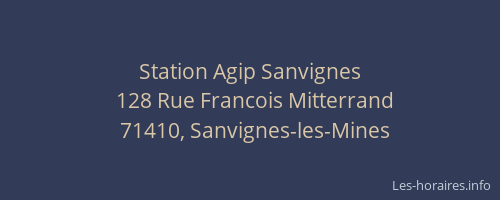 Station Agip Sanvignes