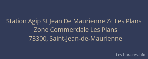 Station Agip St Jean De Maurienne Zc Les Plans