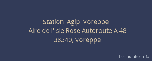 Station  Agip  Voreppe