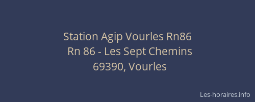 Station Agip Vourles Rn86