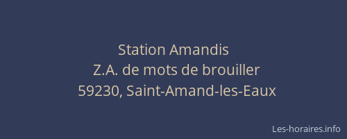 Station Amandis