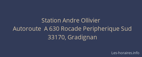 Station Andre Ollivier