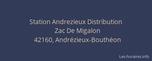 Station Andrezieux Distribution