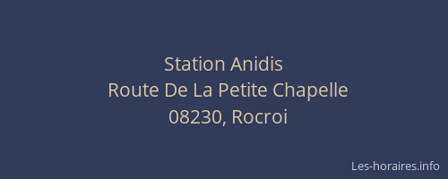 Station Anidis