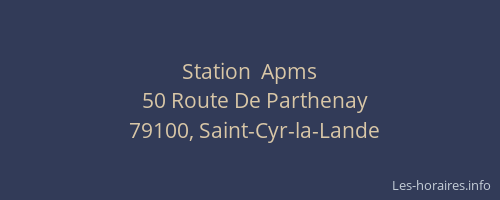 Station  Apms