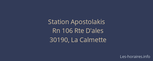 Station Apostolakis