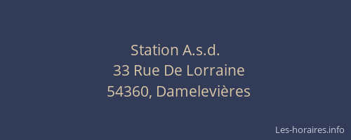 Station A.s.d.