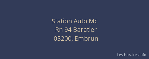 Station Auto Mc