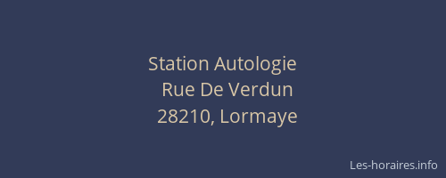 Station Autologie
