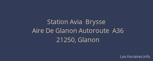 Station Avia  Brysse