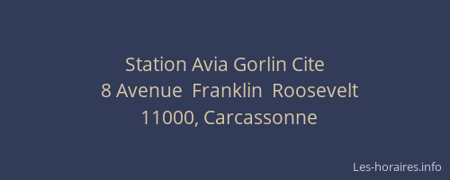 Station Avia Gorlin Cite