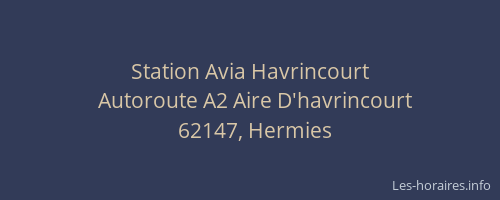 Station Avia Havrincourt