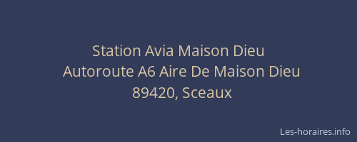 Station Avia Maison Dieu