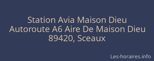Station Avia Maison Dieu