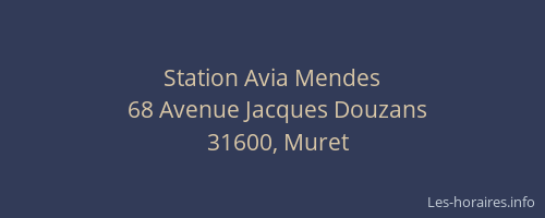 Station Avia Mendes