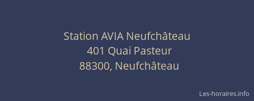 Station AVIA Neufchâteau