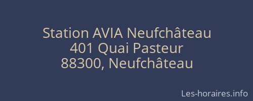 Station AVIA Neufchâteau
