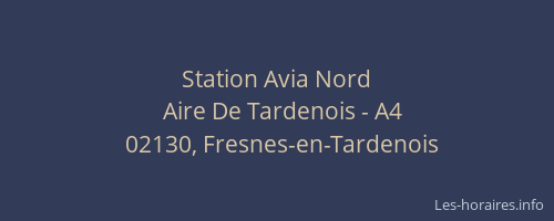 Station Avia Nord