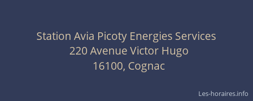 Station Avia Picoty Energies Services