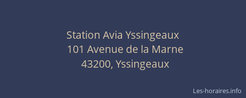 Station Avia Yssingeaux