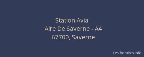 Station Avia