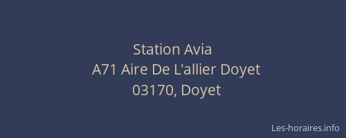 Station Avia