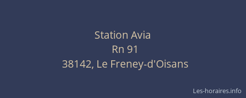 Station Avia