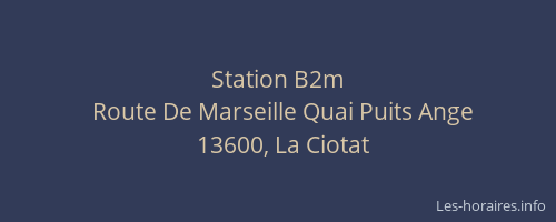 Station B2m