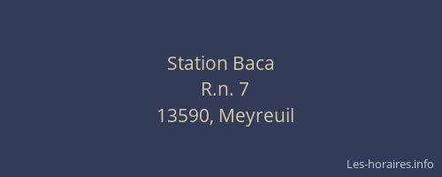Station Baca
