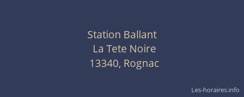 Station Ballant