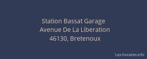 Station Bassat Garage